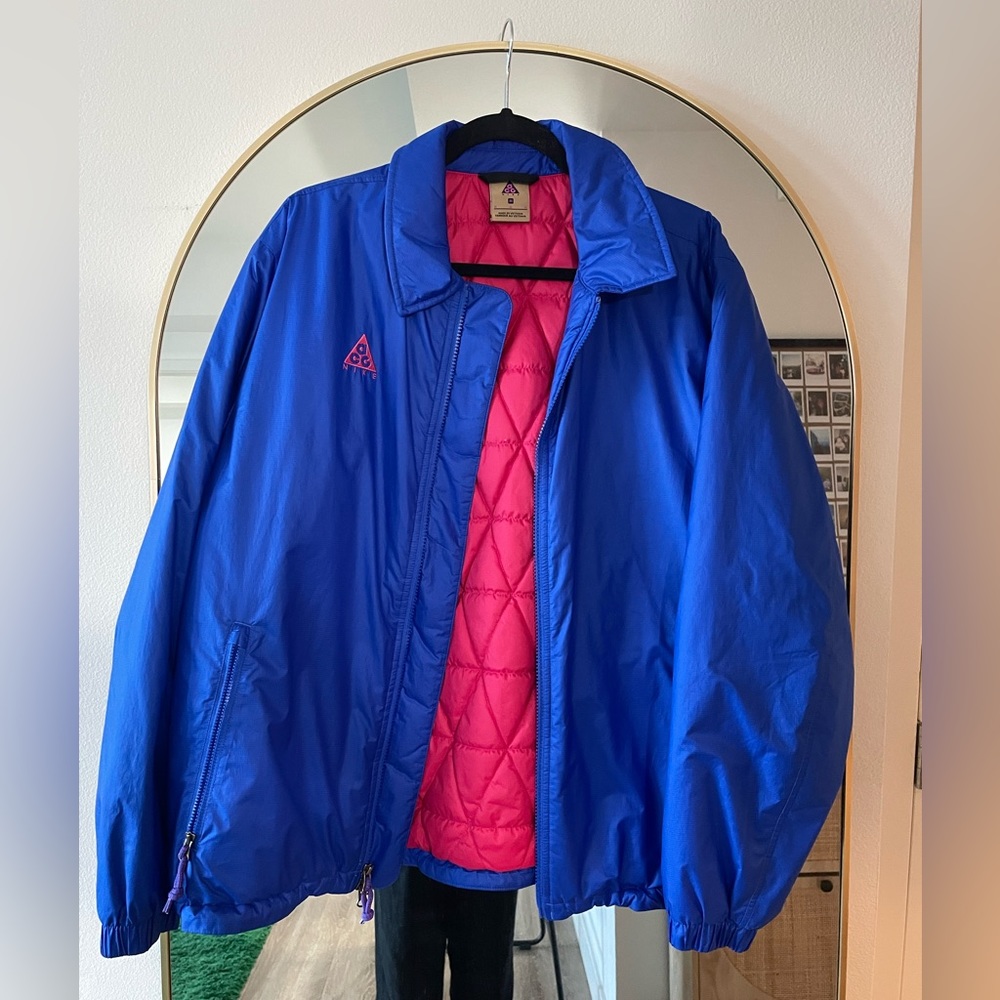 Nike ACG Coach’s Jacket - Blue and Pink